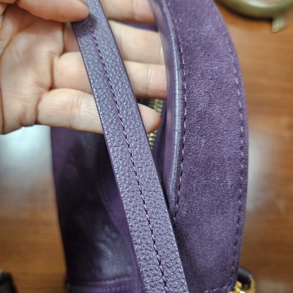 Auth Louis Vuitton Audacieuse Empreinte Suede and Leather MM - Picture 9 of 12